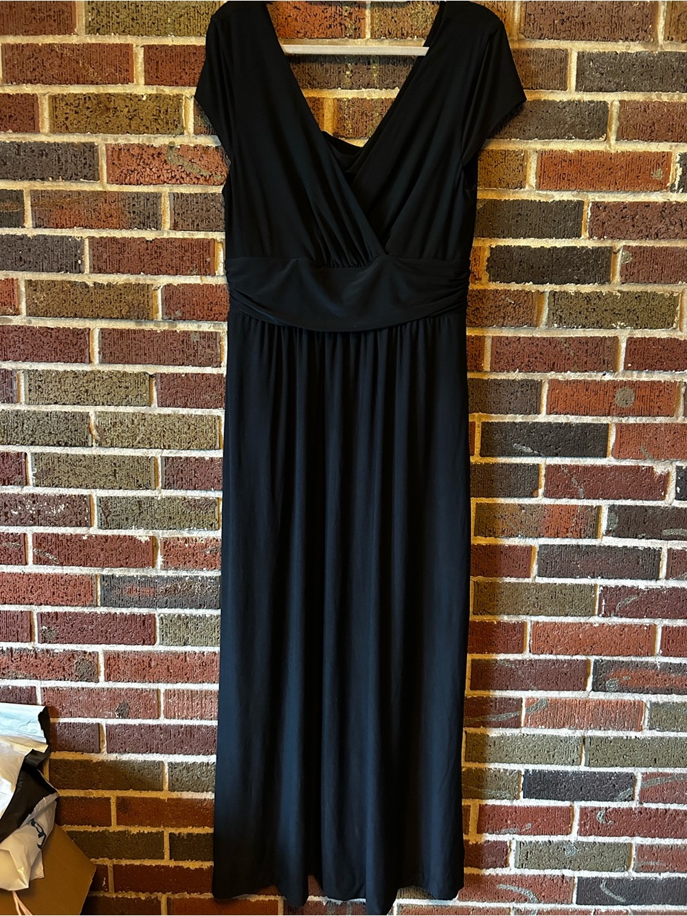 Soma Black Cowl Back Maxi Dress (L) - Picture 2 of 7
